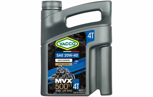 Nouveau produit : MVX 500 4T VT 20W40, Nouveau produit : MVX 500 4T VT 20W40