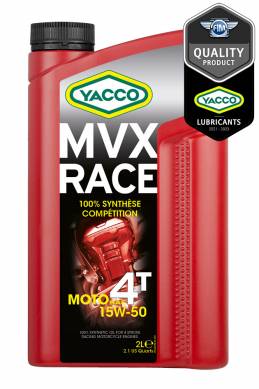 100% synthèse Moto / Quad / Karting MVX RACE 4T 15W50