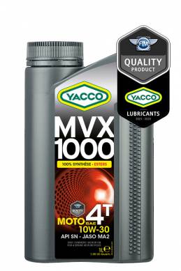 100% synthèse Moto / Quad / Karting MVX 1000 4T 10W30