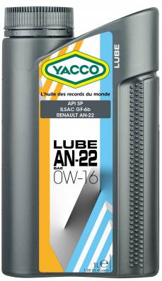 100% synthèse Automobile LUBE AN-22 0W16